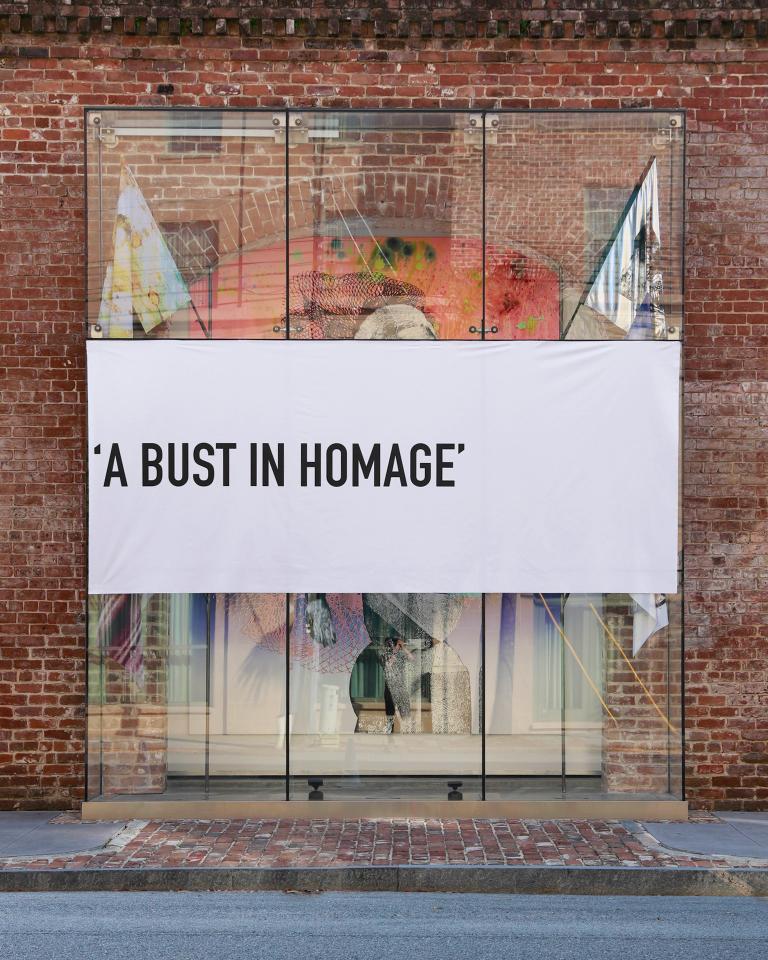 Installation view of Raphaël Barontini exhibition