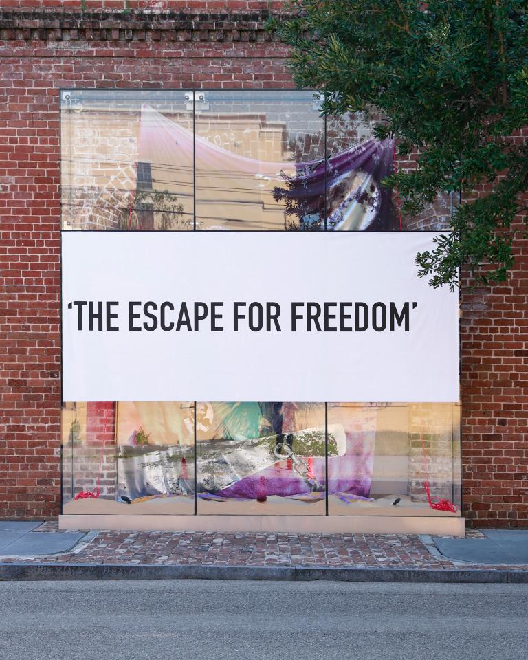 Installation view of Raphaël Barontini exhibition