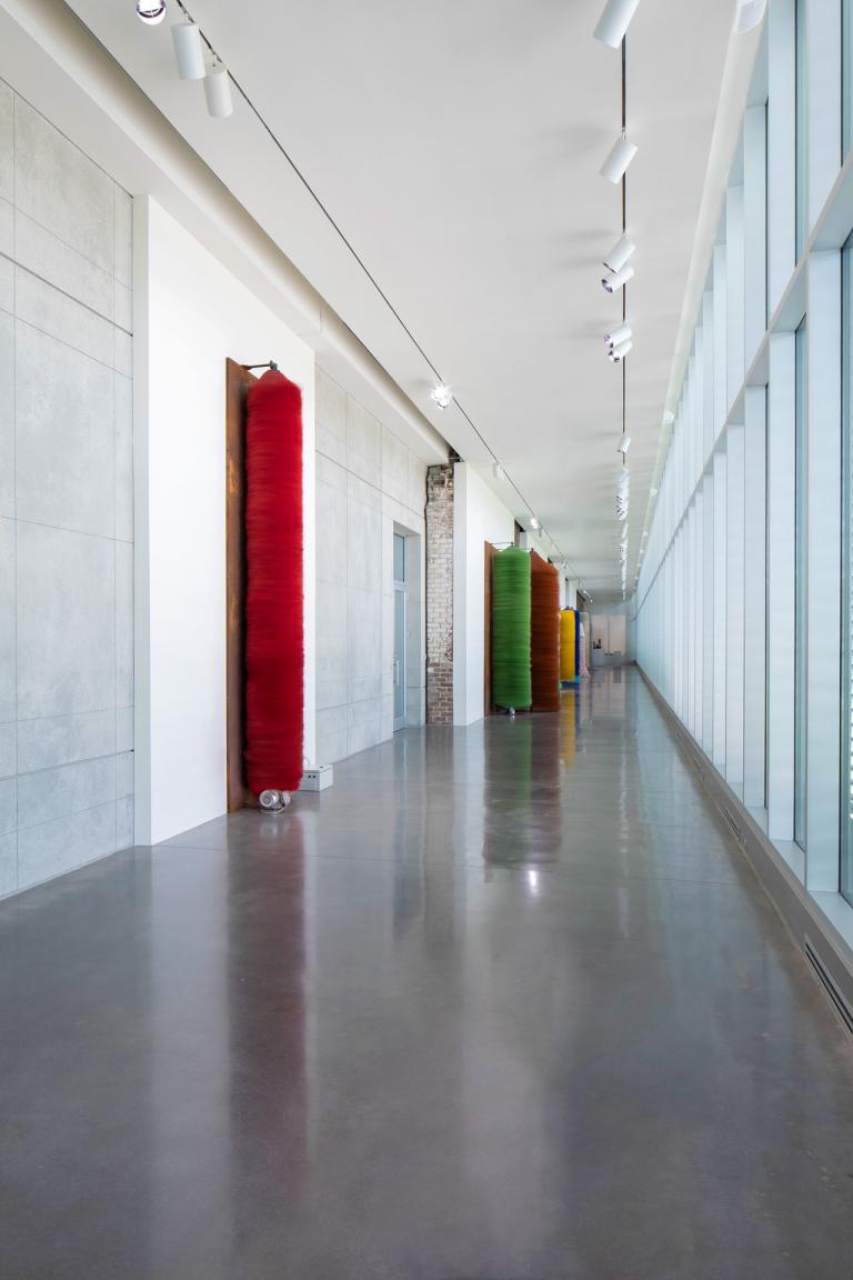 Installation view of 'Lara Favaretto: Works from Rennie Collection" exhibition