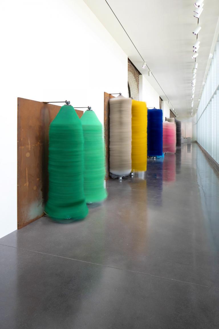 Installation view of 'Lara Favaretto: Works from Rennie Collection" exhibition