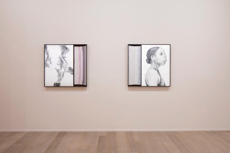 Installation view of Kenturah Davis exhibition at SCAD Museum of Art