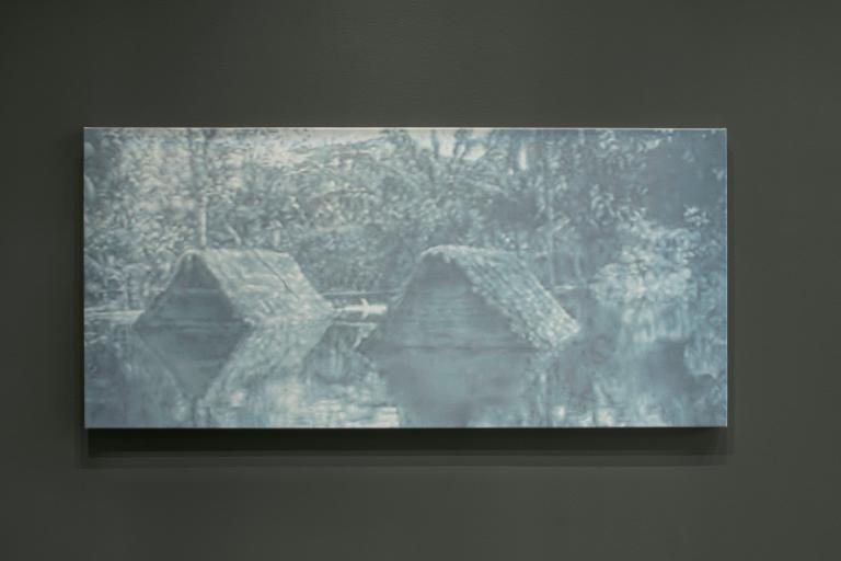 Installation views of Xavier Robles de Medina exhibition at SCAD Museum of Art