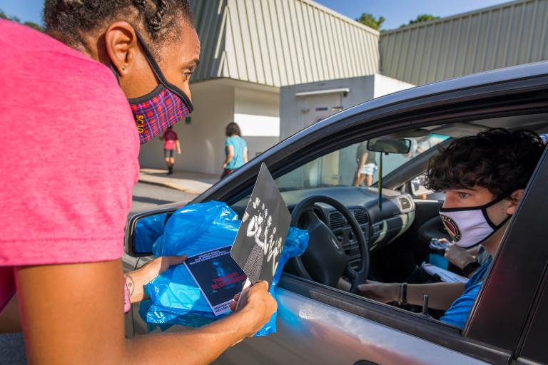 Carrie Mae Weems exhibition fan distribution