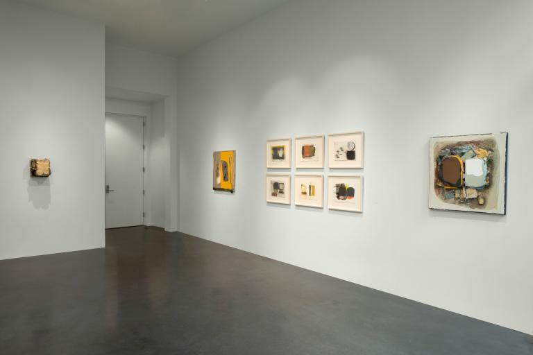 Installation view of Edgar Sanchez Cumbas exhibition