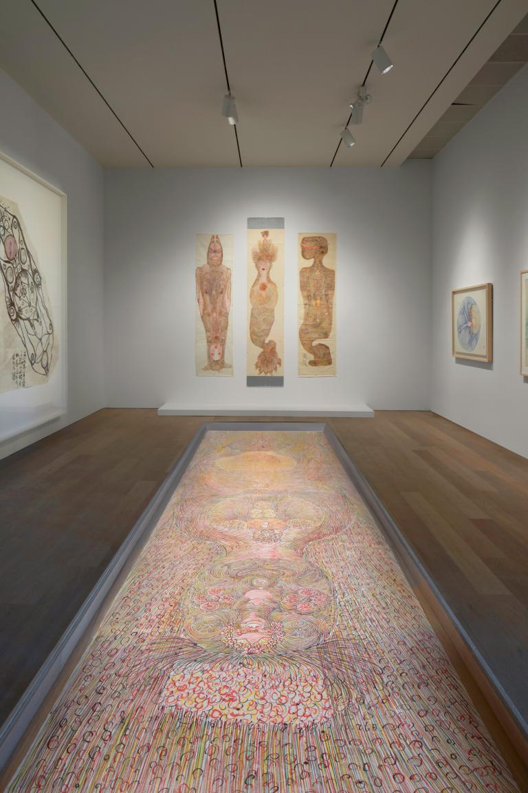 Installation view of Guo Fengyi exhibition
