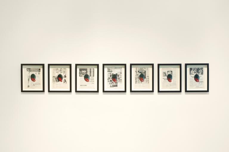 Installation view of Emily Furr exhibition