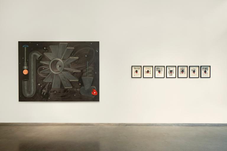 Installation view of Emily Furr exhibition