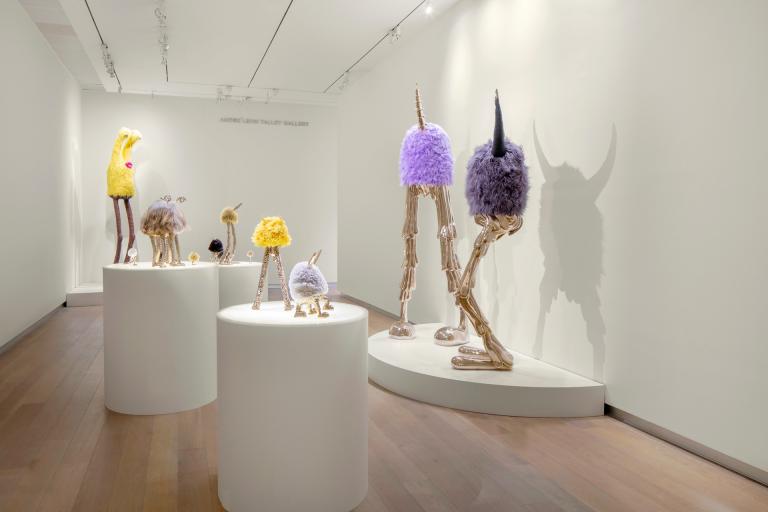 Installation views of Haas Brothers exhibit at SCAD Museum