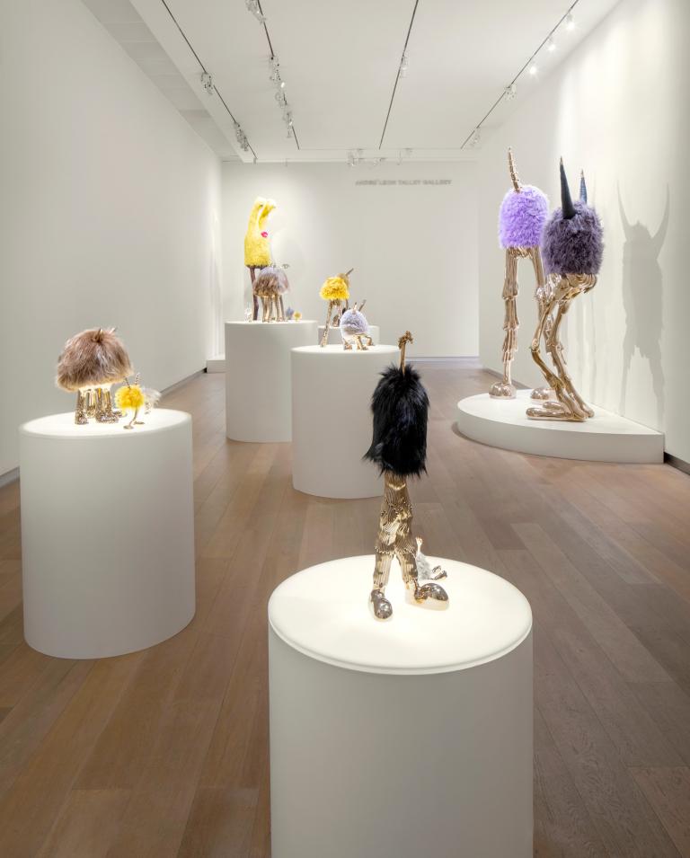 Installation views of Haas Brothers exhibit at SCAD Museum