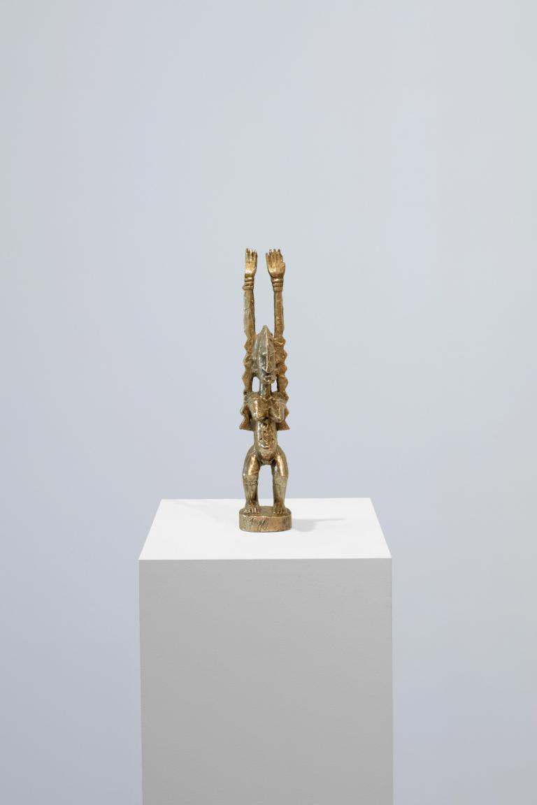 Installation views of Sanford Biggers exhibit at SCAD Museum