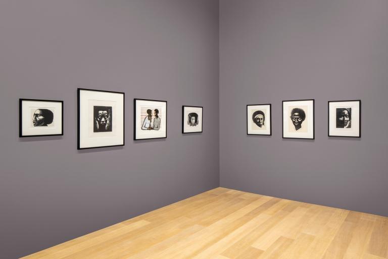 Installation view of "Points of Contact"