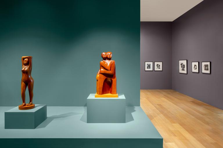 Installation view of "Points of Contact"