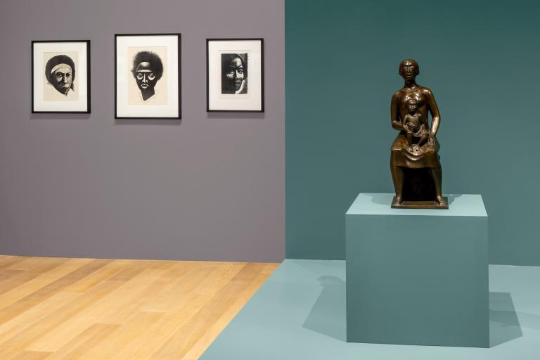 Installation view of "Points of Contact"