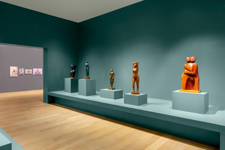 Installation view of "Points of Contact"