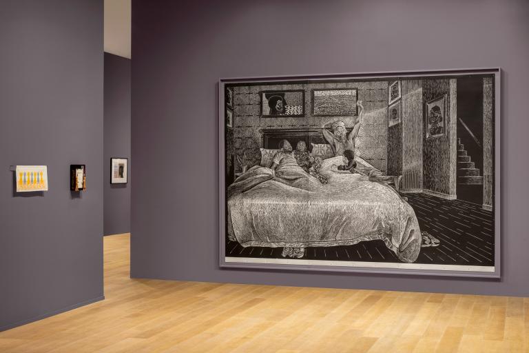 Installation view of "Points of Contact"