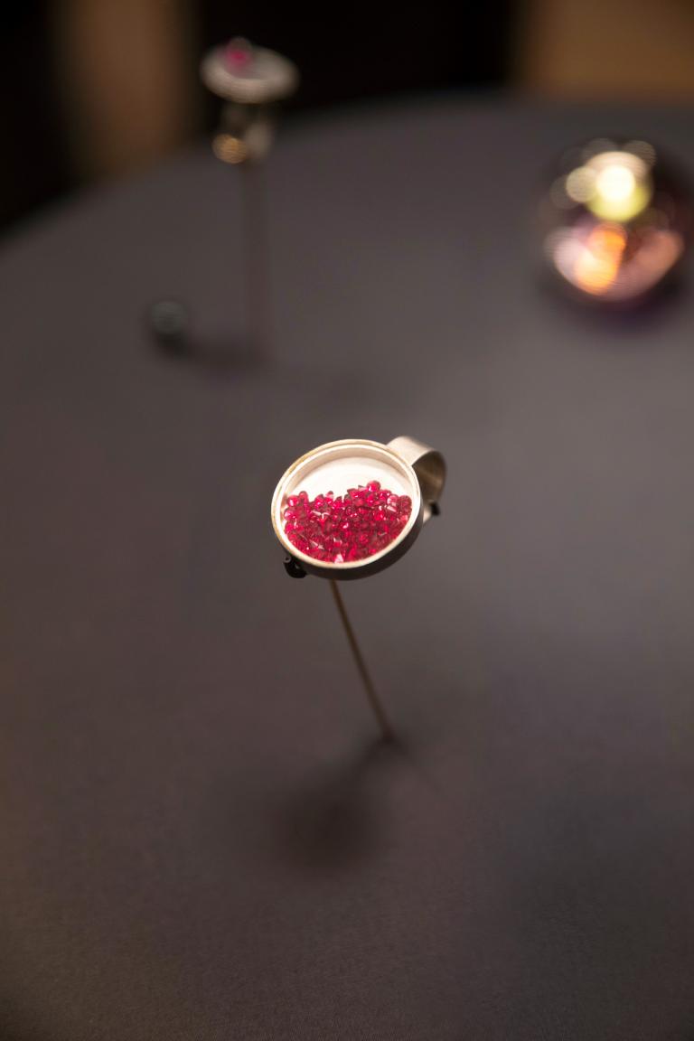 Installation view of "Ring Redux"