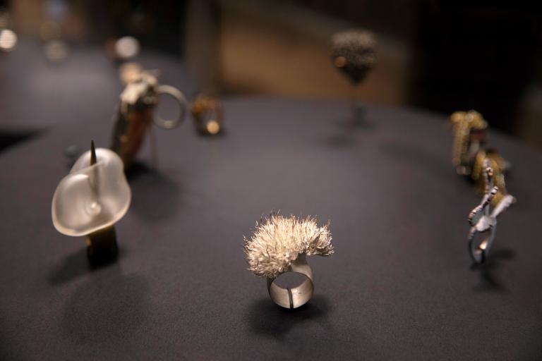 Installation view of "Ring Redux"