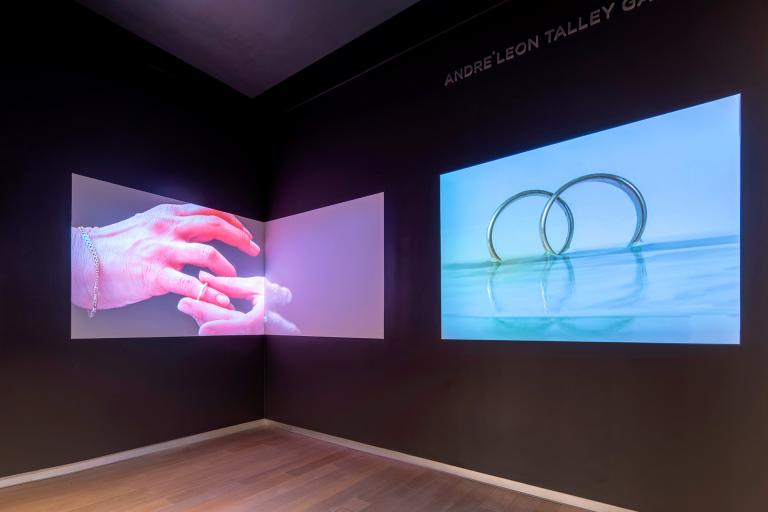 Installation view of "Ring Redux"