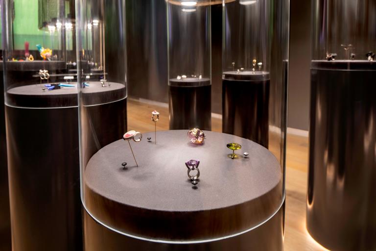 Installation view of "Ring Redux"