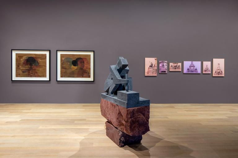 Installation view of "Points of Contact"