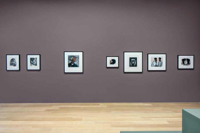 Installation view of "Points of Contact"