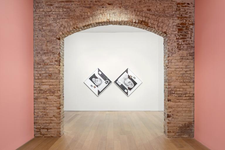 Installation view of Ira Lombardia exhibition