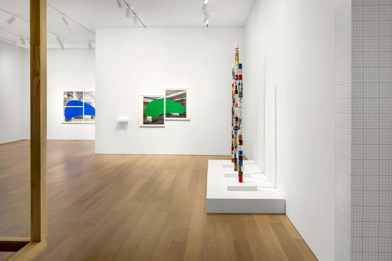 Installation view of Ira Lombardia exhibition