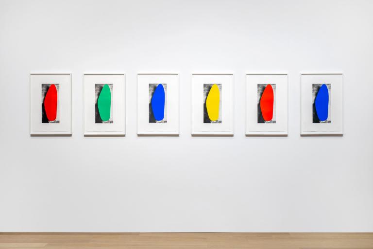 Installation view of Ira Lombardia exhibition