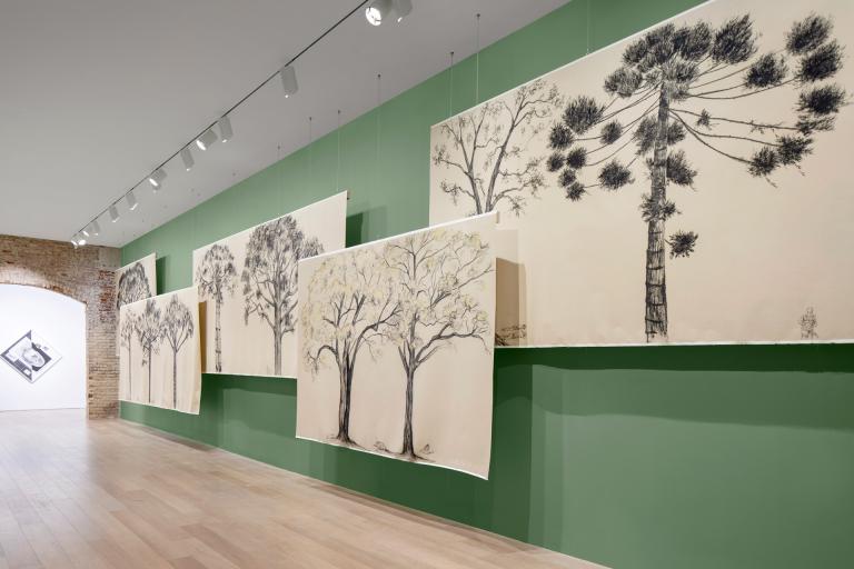 Installation view of Nohemi Perez exhibition