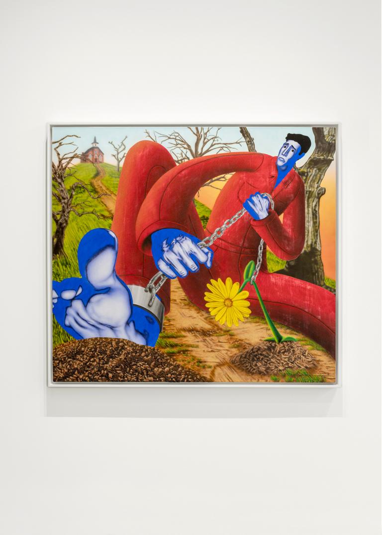Installation images for Carter Flachbarth exhibition