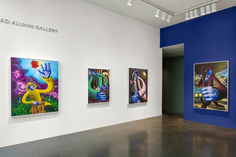 Installation images for Carter Flachbarth exhibition