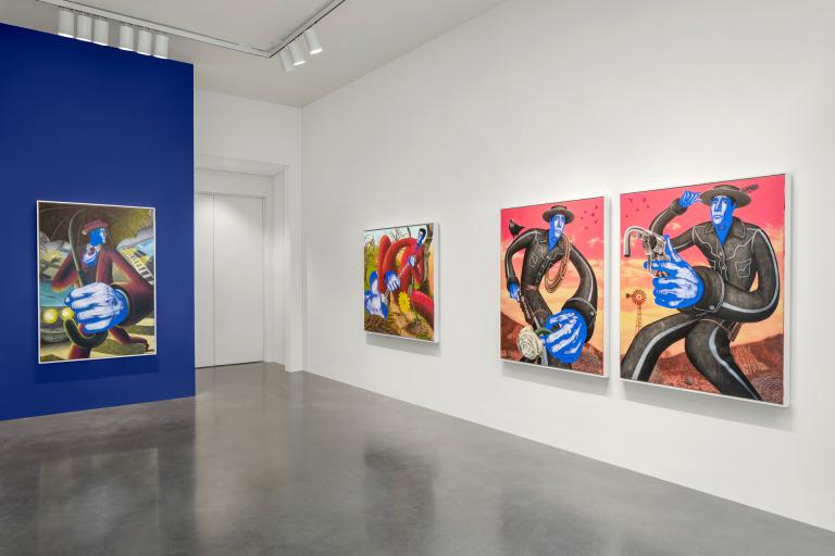 Installation images for Carter Flachbarth exhibition