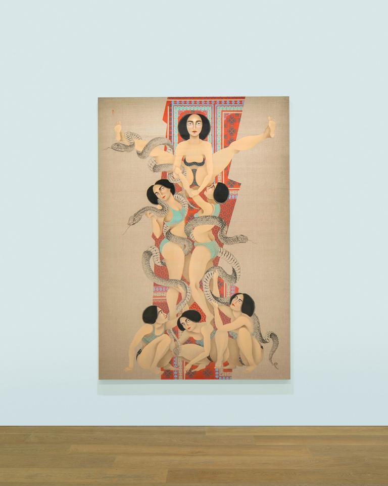 Installation image of Hayv Kahraman exhibition