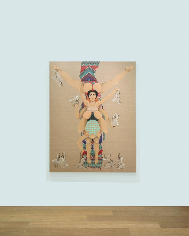 Installation image of Hayv Kahraman exhibition