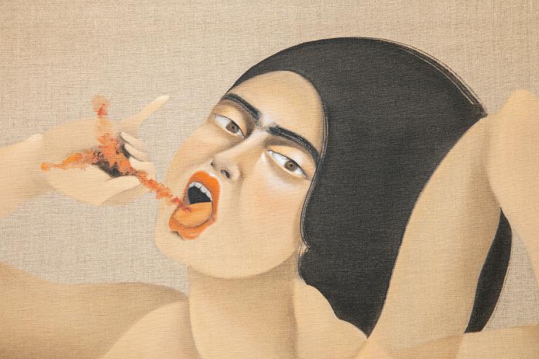Installation image of Hayv Kahraman exhibition