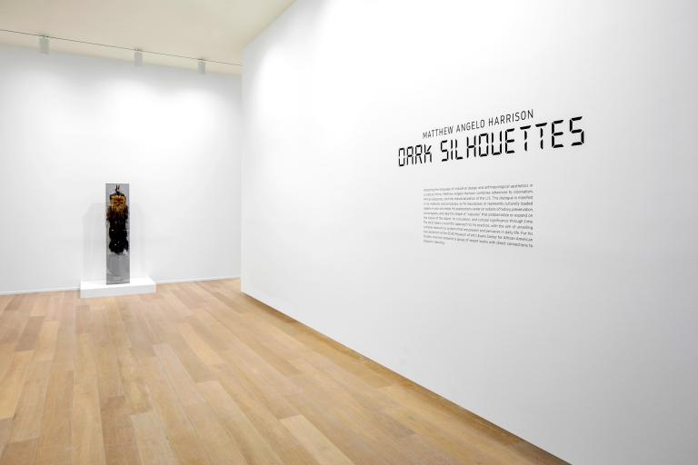 Installation view of Matthew Angelo Harrison exhibition