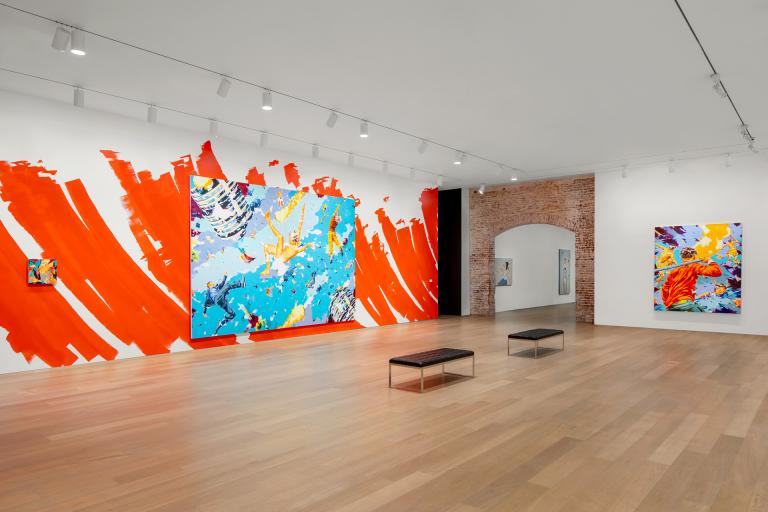 installation image for Norbert Bisky exhibition