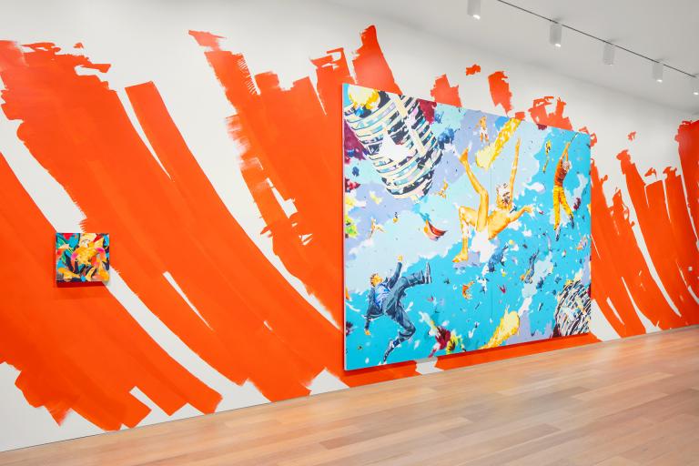 installation image for Norbert Bisky exhibition