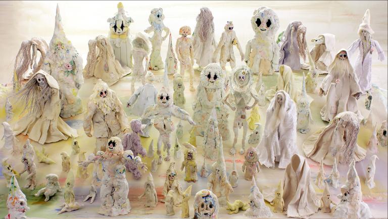 Allison Schulnik, "Mound," 2011, video, 4 min. and 20 sec. Courtesy of the artist, P·P·O·W Gallery, and Mark Moore Fine Art. Signature image for Allison Schulnik exhibition