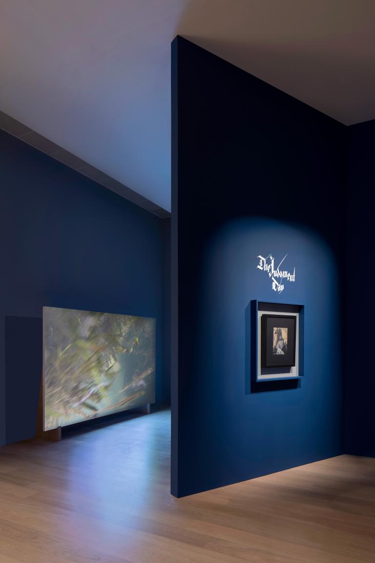 Installation photo of Aaron Douglas exhibition