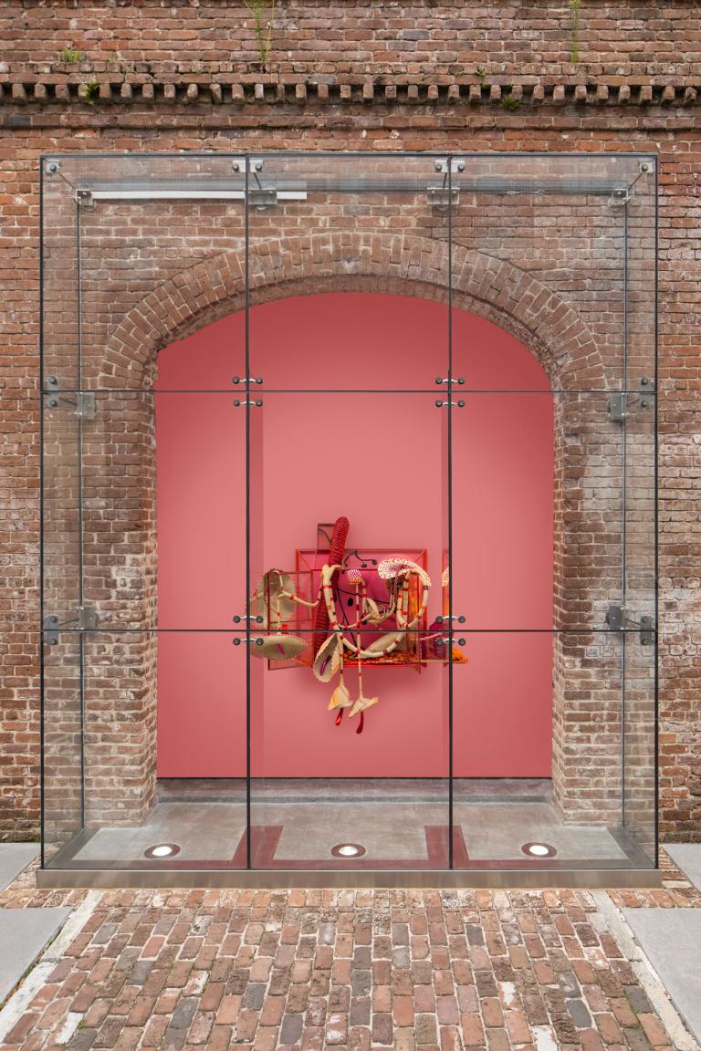 Installation image for Maria Nepomuceno exhibition