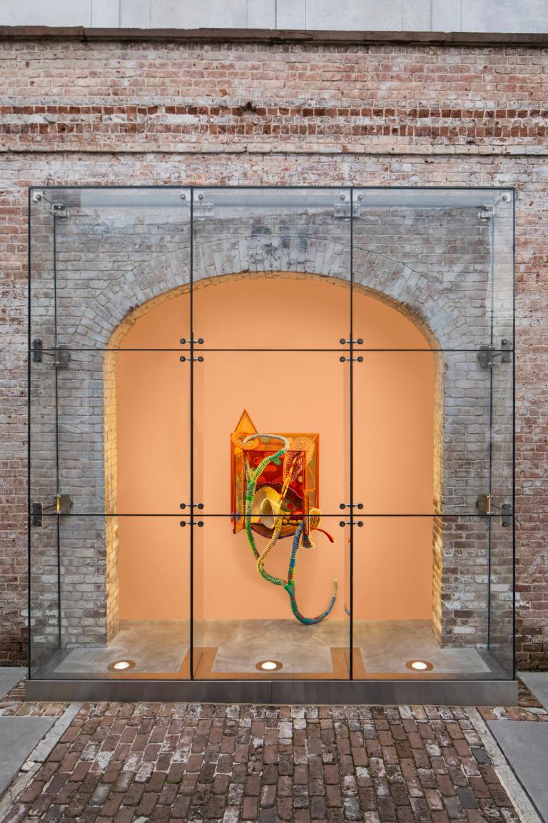 Installation image for Maria Nepomuceno exhibition