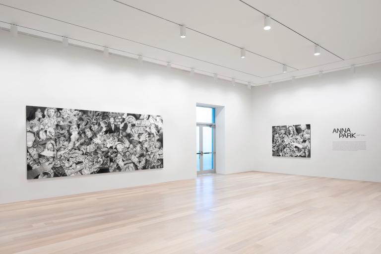 installation view of Anna Park exhibition