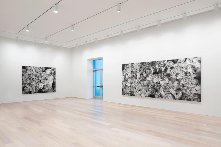 installation view of Anna Park exhibition
