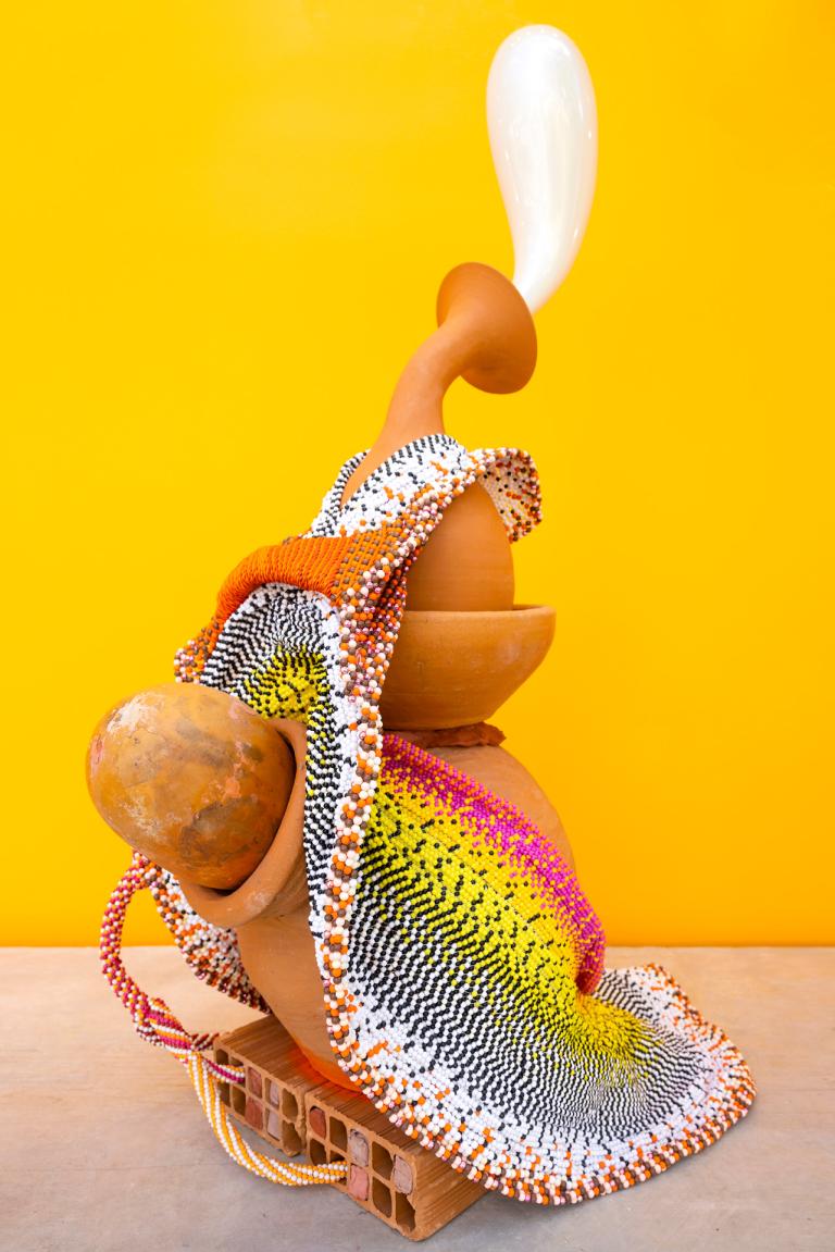 Installation image for Maria Nepomuceno exhibition
