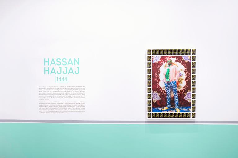 Installation view of Hassan Hajjaj exhibition