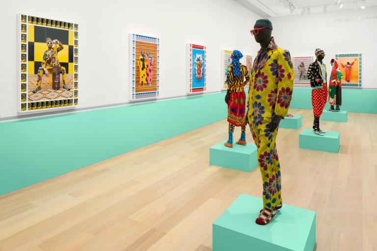 Installation view of Hassan Hajjaj exhibition