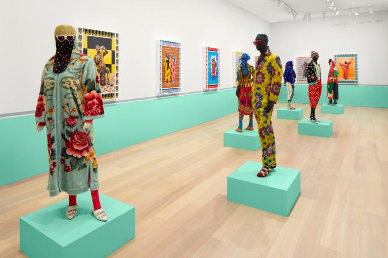 Installation view of Hassan Hajjaj exhibition