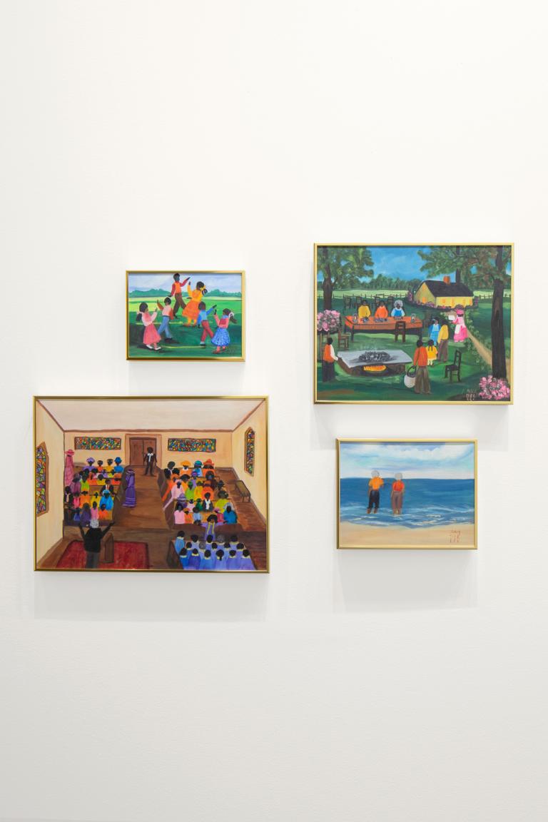 installation view of Ana Bel Lee Washington exhibition