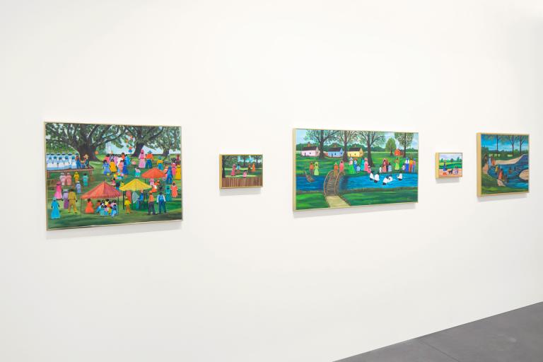 installation view of Ana Bel Lee Washington exhibition